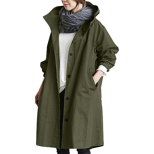 Regenjacke Damen Atmungsaktiver Windbreaker Mit Kapuze Regenponcho Leicht 3 In 1 Mehrzweck Poncho Regenponcho Für Damen Herren Damen Wasserdichte Faltbar Regenmantel von Generic