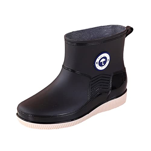 Regenschuhe Damen Herren Bequeme Halbhoch Gummistiefel Lässig rutschfeste Regenschuhe Halbhoch Halbhoch Gummistiefel für Regen, Schlamm und alle Jahreszeiten, praktisch, kurze Gartenschuhe Regenschuhe Damen Herren Bequeme Halbhoch Gummistiefel Lässig rutschfeste Regenschuhe Halbhoch Halbhoch Gummistiefel für Regen, Schlamm und alle Jahreszeiten, praktisch, kurze Gartenschuhe von Generic