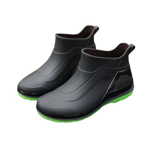 Regenstiefel für Herren, leicht, modisch, Gummistiefel, wasserdicht, rutschfest, Regenschuhe, Outdoor, für Arbeit, Angeln, Garten, 8 Grün, 42 EU Regenstiefel für Herren, leicht, modisch, Gummistiefel, wasserdicht, rutschfest, Regenschuhe, Outdoor, für Arbeit, Angeln, Garten, 8 Grün, 42 EU von Generic