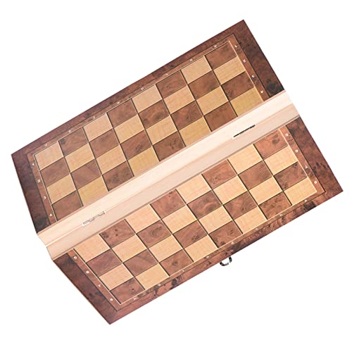 Reise-Schachspiel aus Holz, Faltbar, Magnetisches Schachbrett-Set, 3-in-1, Tragbar, Magnetisch, Reise-Schachspiel, Holzschachbrett, Faltbares Brett, Schachspiel für Partys, Reise-Schachspiel aus Holz, Faltbar, Magnetisches Schachbrett-Set, 3-in-1, Tragbar, Magnetisch, Reise-Schachspiel, Holzschachbrett, Faltbares Brett, Schachspiel für Partys, von Generic