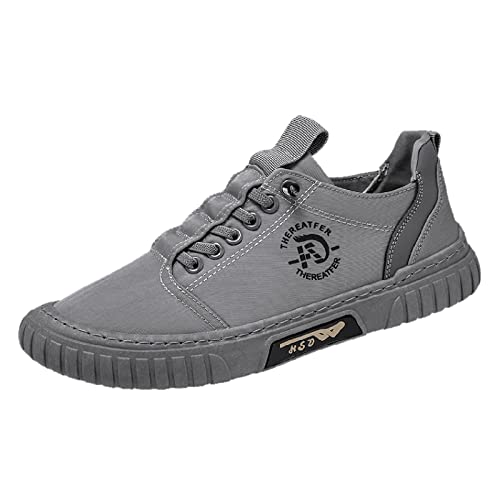 Reiseschuhe Herren Atmungsaktive Low Top Turnschuhe Laufschuhe Leichte Flache Wanderschuhe Walkingschuhe Herren-Stoffschuhe Outdoorschuhe Herren Schlupfschuhe Straßenlaufschuhe von Generic