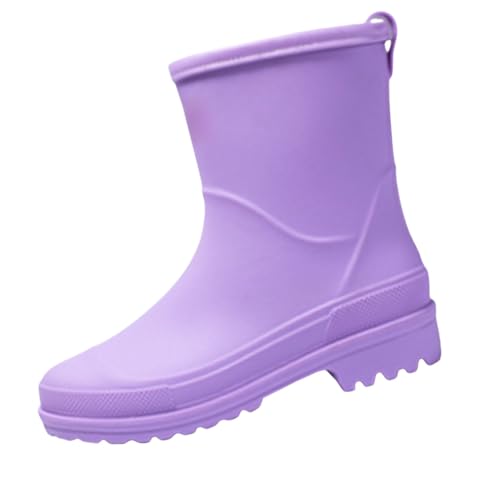 Reitstiefel Gummistiefel Halbhoch Wasserdicht Breite Füße Regenstiefel Weiche Sohlen Einfarbig Gartenschuhe Elastische rutschfeste Regenschuhe Outdoor Reitstiefel Gummistiefel Halbhoch Wasserdicht Breite Füße Regenstiefel Weiche Sohlen Einfarbig Gartenschuhe Elastische rutschfeste Regenschuhe Outdoor von Generic