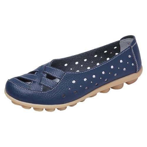 Retourenkauf-Angebote Mokassins Damen Loafer Leder Leichte Ausgehöhlt Einfarbig Sportschuhe Orthopädische Laufschuhe Atmungsaktive rutschfeste Elegant Casual Sandalen Loafers Retourenkauf-Angebote Mokassins Damen Loafer Leder Leichte Ausgehöhlt Einfarbig Sportschuhe Orthopädische Laufschuhe Atmungsaktive rutschfeste Elegant Casual Sandalen Loafers von Generic
