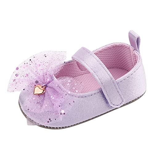 Sandalen Baby Schmal Mesh Bowknot Erste Schuhe Kleinkind Sandalen Prinzessin Schuhe Sandalen Baby Wasser (Purple, 20 Toddler) von Generic