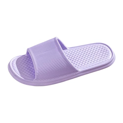Sandalen für Damen, Sommer, Strandschuhe, lässig, Keilabsatz, Schuhe, Damen, Sommer, Sandalen, Naturleder, bequem, Flip-Flops, Strandsandale, Weiß, Violett B, 38 EU Sandalen für Damen, Sommer, Strandschuhe, lässig, Keilabsatz, Schuhe, Damen, Sommer, Sandalen, Naturleder, bequem, Flip-Flops, Strandsandale, Weiß, Violett B, 38 EU von Generic