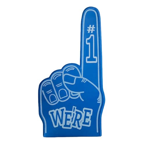 Schaumstofffinger – Sportschaum-Finger-Faner, Nummer 1, für Cheerleading, Schaumstoff-Fingerlinge, für Mädchen, bequem und inspirierend, Zubehör für Sportfans, Partygeschenke, Se référer à la Schaumstofffinger – Sportschaum-Finger-Faner, Nummer 1, für Cheerleading, Schaumstoff-Fingerlinge, für Mädchen, bequem und inspirierend, Zubehör für Sportfans, Partygeschenke, Se référer à la von Generic