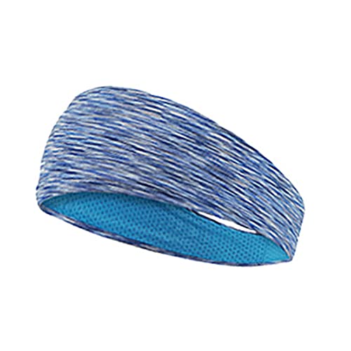 Schweißband fürs Fitnessstudio, weich, einfarbig, schlicht, zart, gutes Stretch-Stirnband, Blau Schweißband fürs Fitnessstudio, weich, einfarbig, schlicht, zart, gutes Stretch-Stirnband, Blau von Generic