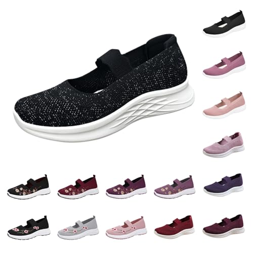 Sneaker Damen - Sommer,Diabetiker Schuhe Einfarbig,Mesh Leichte Orthopädische Sportschuhe,Bequeme Breite Füße Laufschuhe,rutschfeste Casual Stoffschuhe Sommerschuhe Sneaker Damen - Sommer,Diabetiker Schuhe Einfarbig,Mesh Leichte Orthopädische Sportschuhe,Bequeme Breite Füße Laufschuhe,rutschfeste Casual Stoffschuhe Sommerschuhe von Generic
