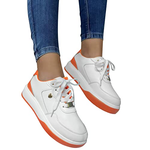 Sommerschuhe Damen Turnschuhe Plateau Weiche Bequem Schuhe Fußballschuhe Sneaker Leichtgewichts Atmungsaktiv Frauen Tennisschuhe Shoes Höhe Erhöhen Mesh Socks Plateau Für Camper Walking Sport xx5 von Generic