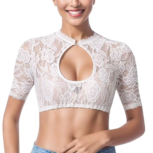 Dirndl Bluse Damen Dirndlblusen Elegante Halbarm Bluse Spitze Dirndlbluse Weiß Trachtenbluse Kurzarm Tracht Blusen Oktoberfest Kostüm Dirndlblusen Blusenshirt Hemdbluse Große Größen Dirndl Bluse Damen Dirndlblusen Elegante Halbarm Bluse Spitze Dirndlbluse Weiß Trachtenbluse Kurzarm Tracht Blusen Oktoberfest Kostüm Dirndlblusen Blusenshirt Hemdbluse Große Größen von Generic