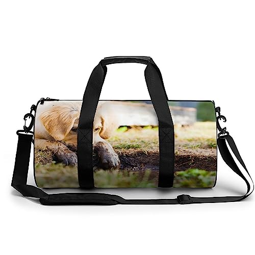 Sporttasche Tier Hund Sport-Sporttaschen Für Männer, Frauen, Yoga-Tasche, Wochenendtaschen 45x23x23cm von Generic