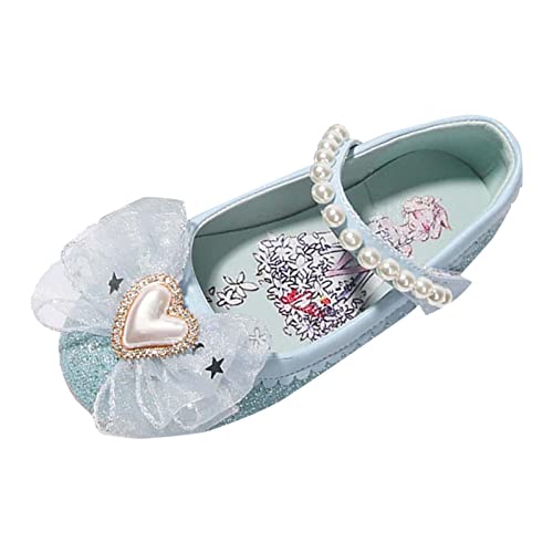 TDEOK Sneaker Kinder Mädchen Rot Sommer Mode Kleines Mädchen Prinzessin Sandalen Kinder Bow Show Kinder Für Mädchen Schuhe Sportschuhe 38 Mädchen (Sky Blue, 29.5 Little Child) von Generic