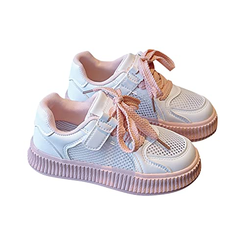 TDEOK Sportschuhe 31 Cookie-Turnschuhe, Netzschuhe, lässige Kinderschuhe, atmungsaktive Boardschuhe für, kleine/große Kinder Hallenschuh 35 (Pink, 29 Little Child) von Generic