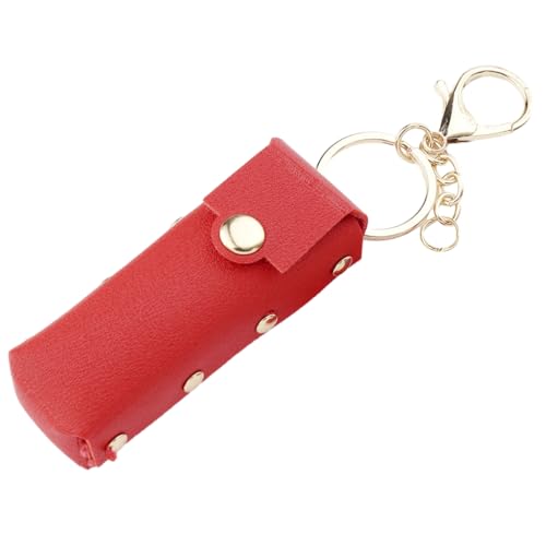 Tragbare Lippenstift-Tasche, Schlüsselanhänger, Aufbewahrungstasche, Anhänger für Damen, Lippenstifte, schützender Schlüsselanhänger, Handtasche, rot, 22,9 x 7,6 cm, Rot, 9*3 Smart Tragbare Lippenstift-Tasche, Schlüsselanhänger, Aufbewahrungstasche, Anhänger für Damen, Lippenstifte, schützender Schlüsselanhänger, Handtasche, rot, 22,9 x 7,6 cm, Rot, 9*3 Smart von Generic
