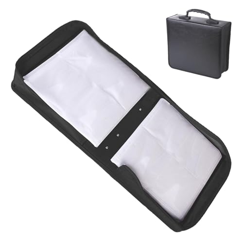 - -Tragetasche – runde Brieftaschen-Hülle, Autotaschen-Halter, Ordner, DVD-Sammlung, Aufbewahrungshalter für CDs, DVDs, Reisen, Zuhause, Album, Zuhause, Schwarz, 30,5 x 27,9 x 10,2 cm, - -Tragetasche – runde Brieftaschen-Hülle, Autotaschen-Halter, Ordner, DVD-Sammlung, Aufbewahrungshalter für CDs, DVDs, Reisen, Zuhause, Album, Zuhause, Schwarz, 30,5 x 27,9 x 10,2 cm, von Generic