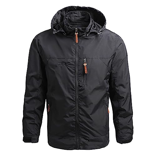 Ubergangsjacke Herren In Ubergröße Mittlere Lang Einfarbig Wanderjacke Mit Abnehmbar Kapuze Baggy Luftig Outdoor Sport Bomberjacke Schlichter Freizeit Softshelljacke Ubergangsjacke Herren In Ubergröße Mittlere Lang Einfarbig Wanderjacke Mit Abnehmbar Kapuze Baggy Luftig Outdoor Sport Bomberjacke Schlichter Freizeit Softshelljacke von Generic