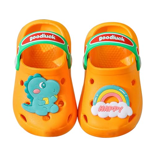 Unisex Gartenschuhe Clogs Kinder Gartenschuhe Kuschelige Hausschuhe Latschen Sommer rutschfeste Slippers Badesandalen Kinder Badeschuhe Baby Gummischuhe Kinder von Generic