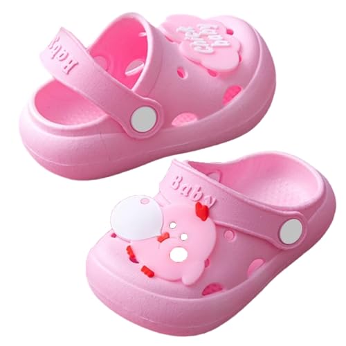 Unisex Gartenschuhe Clogs Kinder Gartenschuhe Kuschelige rutschfeste Slippers Hausschuhe Latschen Sommer Badelatschen Kinder Clogs Kinder Hausschuhe Mädchen von Generic