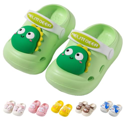 Unisex Gartenschuhe Clogs Kinder Gartenschuhe Kuschelige rutschfeste Slippers Hausschuhe Latschen Sommer Kinder Pantoletten Sandalen Jungen Baby Gartenschuhe von Generic