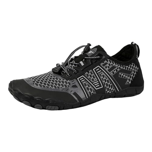 Urban Schuhe Herren Unisex Barfußschuhe Herren Damen wasserdichte Trail Running Schuhe Leichtgewichts Laufschuhe Herren Fitnessschuhe rutschfest Sohle Running Tennis Schuhe Turnschuhe Mit Luftpolster von Generic