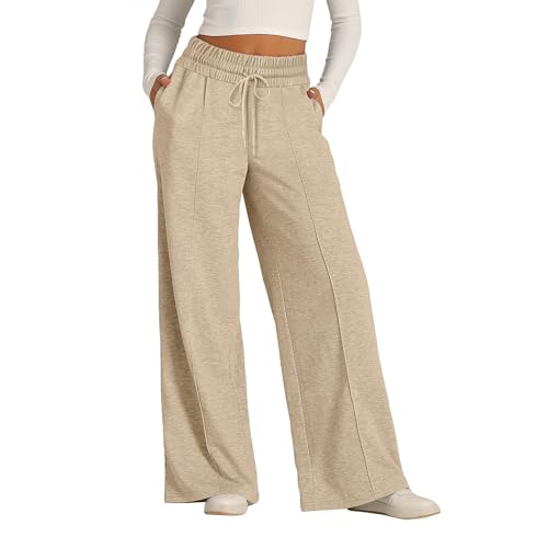 Vintage Hose Damen Weites Bein Hose Weites Bein Pants. Hosen Damen Stretch Hose Weitem Bein Braune Damenhose Damen Hose Mit Weitem Bein Freizeithose Damen Lang Damen Hosen Elegant Sommerhose von Generic