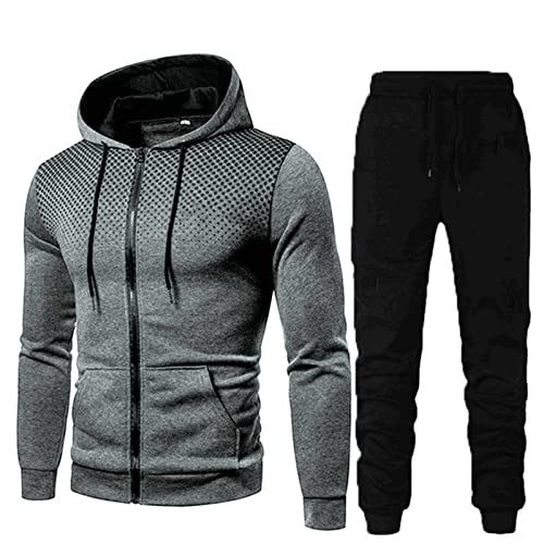 Warmer Jogginganzug Herren Winter Plüsch Trainingsanzug Herren Fleece Hausanzug Herren Winter Gefüttert und Warm Jogginganzug Herren Innen Mit Fell Kapuzenjacke Jogginghose Bekleidungsset 2-Teilig Warmer Jogginganzug Herren Winter Plüsch Trainingsanzug Herren Fleece Hausanzug Herren Winter Gefüttert und Warm Jogginganzug Herren Innen Mit Fell Kapuzenjacke Jogginghose Bekleidungsset 2-Teilig von Generic