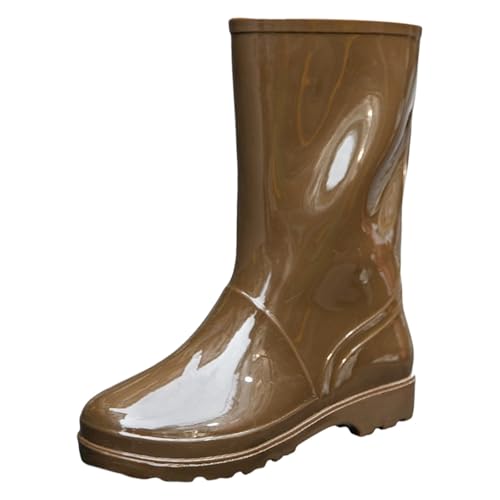 Wasserdicht Gummistiefel Damen wasserdichte Regenstiefel – Langschaft Wasserdicht Ankle Wellies Stiefeletten rutschfeste Regenschuhe Reitstiefel Garten Schuhe wasserdichte Schuhe Kurz Gummischuhe Wasserdicht Gummistiefel Damen wasserdichte Regenstiefel – Langschaft Wasserdicht Ankle Wellies Stiefeletten rutschfeste Regenschuhe Reitstiefel Garten Schuhe wasserdichte Schuhe Kurz Gummischuhe von Generic