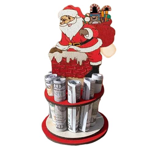 Weihnachtsgeldbörse aus Holz, Weihnachtsgeldbörse aus Holz für Bargeld | Doppelschichtiger Weihnachtsbaum, Weihnachtsgeldbörse mit mehreren Löchern, Weihnachtsbaum aus Holz, Schneemann, ornem, Der Weihnachtsgeldbörse aus Holz, Weihnachtsgeldbörse aus Holz für Bargeld | Doppelschichtiger Weihnachtsbaum, Weihnachtsgeldbörse mit mehreren Löchern, Weihnachtsbaum aus Holz, Schneemann, ornem, Der von Generic