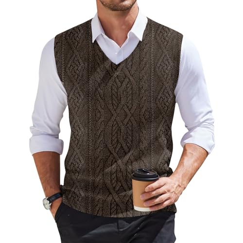 Weste Warm Herren Mens Vest Männer Weste Strick Männer Weste Mens Vest Weste Herren Pullover Herren Frühling Wolle Pullunder Mann Herren Weste Vintage Trachtenwesten Für Herren Herren Strickjacken Weste Warm Herren Mens Vest Männer Weste Strick Männer Weste Mens Vest Weste Herren Pullover Herren Frühling Wolle Pullunder Mann Herren Weste Vintage Trachtenwesten Für Herren Herren Strickjacken von Generic