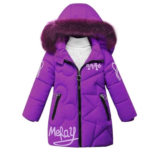 Winterjacke Mädchen Wintermantel mit Abnehmbarer Fellkapuze Warme Lang Mantel Kinder Parka Outdoor Jacke mit Buchstaben Winterjacken Für Kinder Kinder Winterjacke Mädchen Wintermantel mit Abnehmbarer Fellkapuze Warme Lang Mantel Kinder Parka Outdoor Jacke mit Buchstaben Winterjacken Für Kinder Kinder von Generic