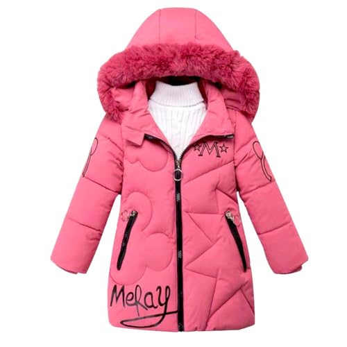 Winterjacke Mädchen Wintermantel mit Abnehmbarer Fellkapuze Warme Lang Mantel Kinder Parka Outdoor Jacke mit Buchstaben Winterjacken Für Kinder Kinder Winterjacke Mädchen Wintermantel mit Abnehmbarer Fellkapuze Warme Lang Mantel Kinder Parka Outdoor Jacke mit Buchstaben Winterjacken Für Kinder Kinder von Generic