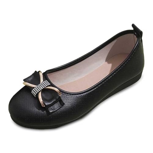 Ballerinas für Damen, bequem, Ballerinas, flach, aus Leder, Laufschuhe, elegant, Sneaker, ohne Schnürsenkel, Sport, weich, Mokassins, Mokassins, Schuhe, Komfort, Slip on, 01 Schwarz, 42 EU Ballerinas für Damen, bequem, Ballerinas, flach, aus Leder, Laufschuhe, elegant, Sneaker, ohne Schnürsenkel, Sport, weich, Mokassins, Mokassins, Schuhe, Komfort, Slip on, 01 Schwarz, 42 EU von Générique