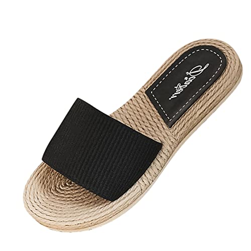 Damen-Sandalen, Sommer, Keilabsatz, klassisch, Espadrilles, Keilabsatz, Sommerschuhe, Wanderschuhe, flach, Boheme, Orthopädische Schuhe, Sommer, Le Noir 1, 37 EU Damen-Sandalen, Sommer, Keilabsatz, klassisch, Espadrilles, Keilabsatz, Sommerschuhe, Wanderschuhe, flach, Boheme, Orthopädische Schuhe, Sommer, Le Noir 1, 37 EU von Générique