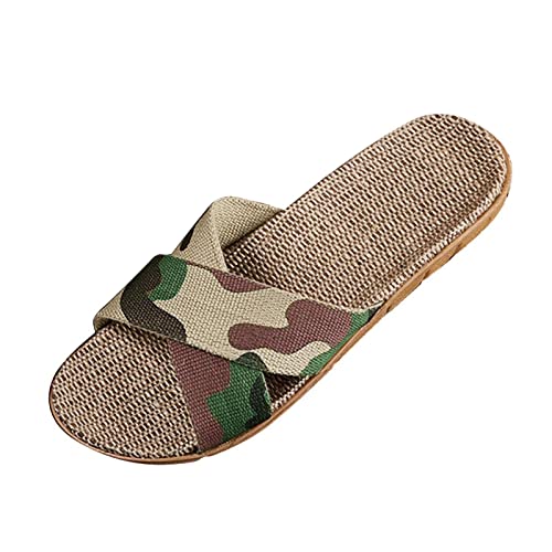 Damen-Sandalen, Sommer, bequem, flach, modisch, Bohemian, Espadrilles, Keilabsatz, Damen, Flip-Flops, Leder, orthopädisch, Pantoletten, Camouflage A, 37 EU Damen-Sandalen, Sommer, bequem, flach, modisch, Bohemian, Espadrilles, Keilabsatz, Damen, Flip-Flops, Leder, orthopädisch, Pantoletten, Camouflage A, 37 EU von Générique