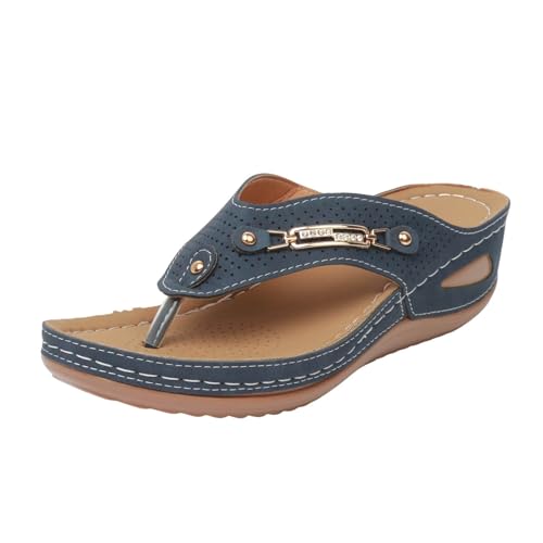 Damen-Sandalen, Sommerschuhe, 2025, Sandalen mit Absatz, große Größe, Schnalle, modisch, elegant, Sommer, Frühling, atmungsaktiv, bequem, Blume, Western, Sommer, Freizeitschuhe, blau, 41 EU Damen-Sandalen, Sommerschuhe, 2025, Sandalen mit Absatz, große Größe, Schnalle, modisch, elegant, Sommer, Frühling, atmungsaktiv, bequem, Blume, Western, Sommer, Freizeitschuhe, blau, 41 EU von Générique