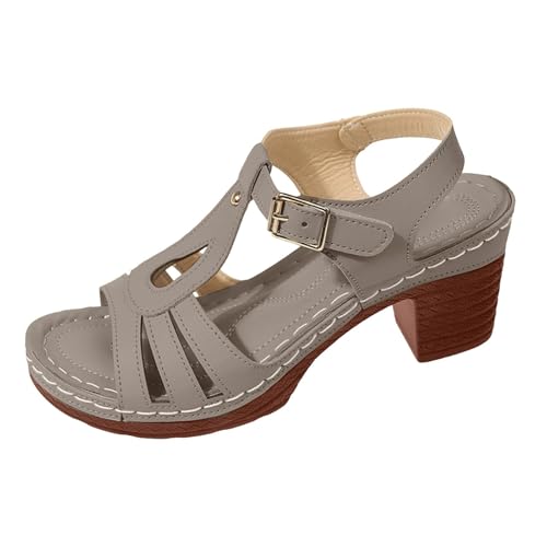 Damen-Sandalen mit Absatz, Sandalen, für den Sommer, bequeme Sandalen, Fische, Mund, mit Absatz, bequem, hohe Absätze, Schnürung, Sommer, Peep Toe, Sommerschuhe, Kaffee C, 40 EU Damen-Sandalen mit Absatz, Sandalen, für den Sommer, bequeme Sandalen, Fische, Mund, mit Absatz, bequem, hohe Absätze, Schnürung, Sommer, Peep Toe, Sommerschuhe, Kaffee C, 40 EU von Générique