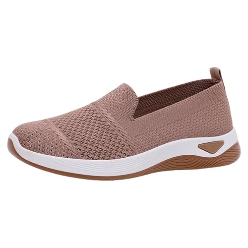 Damen-Sneaker für den Sommer, orthopädisch, bequem, aus gestreiftem Netzstoff, Keilabsatz, kaki, 36 EU Damen-Sneaker für den Sommer, orthopädisch, bequem, aus gestreiftem Netzstoff, Keilabsatz, kaki, 36 EU von Générique