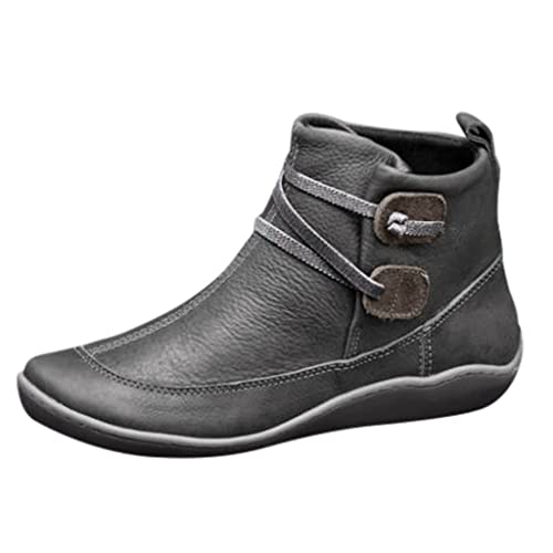 Damen-Stiefel mit Absatz für Damen, Freizeit, ohne Schnürsenkel, Retro-Stil, für den Außenbereich, Chelsea-Stiefel, Reißverschluss, rutschfest, einfarbig, Cowboy-Stiefel, 1 x Grau, 39 EU Damen-Stiefel mit Absatz für Damen, Freizeit, ohne Schnürsenkel, Retro-Stil, für den Außenbereich, Chelsea-Stiefel, Reißverschluss, rutschfest, einfarbig, Cowboy-Stiefel, 1 x Grau, 39 EU von Générique