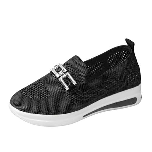 Damenschuhe, Komfort, Sommer, leicht, orthopädisch, Damen, aus Strick, atmungsaktiv, flache Mokassin Sneakers und Sportschuhe, modisch, bequem, Sneaker, ohne Schnürsenkel, Laufen, Walking, Ballerinas Damenschuhe, Komfort, Sommer, leicht, orthopädisch, Damen, aus Strick, atmungsaktiv, flache Mokassin Sneakers und Sportschuhe, modisch, bequem, Sneaker, ohne Schnürsenkel, Laufen, Walking, Ballerinas von Générique