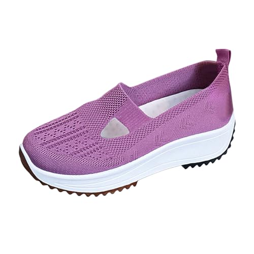 Damenschuhe, bequem, aus Mesh, atmungsaktiv, orthopädisch, für Damen, Sommer, leicht, Sneakers und Sportschuhe, modisch, flach, Sneaker, ohne Schnürsenkel, Laufen, Walking, Mokassin, bequem Damenschuhe, bequem, aus Mesh, atmungsaktiv, orthopädisch, für Damen, Sommer, leicht, Sneakers und Sportschuhe, modisch, flach, Sneaker, ohne Schnürsenkel, Laufen, Walking, Mokassin, bequem von Générique