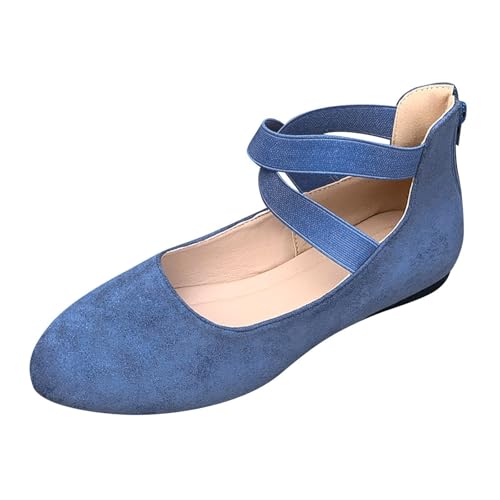 Générique Ballerinas für Damen, kleiner Absatz, Ballerinas, Damen, bequem, flach, atmungsaktiv, bequem, bunt, Slip-On und leicht, faltbar, flache Schuhe, 1 x Blau., 38 EU Générique Ballerinas für Damen, kleiner Absatz, Ballerinas, Damen, bequem, flach, atmungsaktiv, bequem, bunt, Slip-On und leicht, faltbar, flache Schuhe, 1 x Blau., 38 EU von Générique