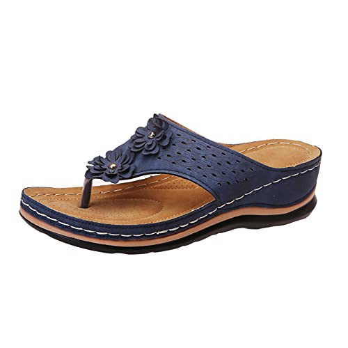 Générique Damen-Sandalen, Sommer, Absatz, Sandalen, Strand und Pool, bequeme Schuhe, Flip-Flops, Sommer, Keilabsatz, für klassische Sandalen, Komfort, Blau B, 37 EU Générique Damen-Sandalen, Sommer, Absatz, Sandalen, Strand und Pool, bequeme Schuhe, Flip-Flops, Sommer, Keilabsatz, für klassische Sandalen, Komfort, Blau B, 37 EU von Générique