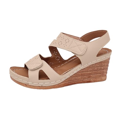 Générique Damen-Sandalen, geschlossen, flache Sandalen, Bohemian, Strandschuhe, Sandalen, Naturleder, offener Zehenbereich, Espadrilles, A Khaki, 42 EU Générique Damen-Sandalen, geschlossen, flache Sandalen, Bohemian, Strandschuhe, Sandalen, Naturleder, offener Zehenbereich, Espadrilles, A Khaki, 42 EU von Générique