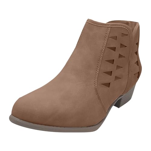 Générique Damenstiefel, Absatz, Stiefeletten für Damen, bestickt, bequem, lässig, runder Zehenbereich, halbhoch, ohne Schnürsenkel, bequem, Chelsea-Stiefel, Kaffee 2, 41 EU Générique Damenstiefel, Absatz, Stiefeletten für Damen, bestickt, bequem, lässig, runder Zehenbereich, halbhoch, ohne Schnürsenkel, bequem, Chelsea-Stiefel, Kaffee 2, 41 EU von Générique