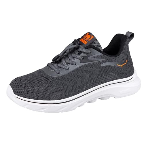 Générique Herren-Sneaker, Sicherheitsschuhe, Herren, Sneaker, Running, Herren, ohne Schnürsenkel, atmungsaktiv, Mesh, rutschfest, bequem, Fitnessstudio, Outdoor-Sport, 1 x Dunkelgrau, 45 EU Générique Herren-Sneaker, Sicherheitsschuhe, Herren, Sneaker, Running, Herren, ohne Schnürsenkel, atmungsaktiv, Mesh, rutschfest, bequem, Fitnessstudio, Outdoor-Sport, 1 x Dunkelgrau, 45 EU von Générique