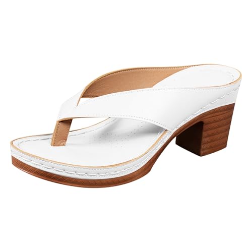 Générique Sandalen für Damen, Absatz, Sandalen, Sommer, bequem, mit Absatz, Chunky mit Absatz, bequem, Sommer, hohe Absätze, Schnürschuhe, Sommerschuhe, Weiß 1, 40 EU Générique Sandalen für Damen, Absatz, Sandalen, Sommer, bequem, mit Absatz, Chunky mit Absatz, bequem, Sommer, hohe Absätze, Schnürschuhe, Sommerschuhe, Weiß 1, 40 EU von Générique