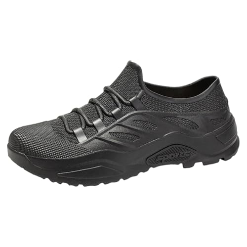 Herren Pumps Sexy Absatz Laufschuhe für Herren, rutschfest, atmungsaktiv, leicht, modisch, für Sport, Walking, Fitnessstudio und Arbeit, Stiefeletten für Herren, Leder, Schwarz, Schwarz, 45 EU Herren Pumps Sexy Absatz Laufschuhe für Herren, rutschfest, atmungsaktiv, leicht, modisch, für Sport, Walking, Fitnessstudio und Arbeit, Stiefeletten für Herren, Leder, Schwarz, Schwarz, 45 EU von Générique