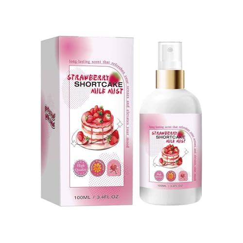 Körperspray mit Erdbeer-Creme, Körperspray für Frauen, Körpercreme mit Erdbeercreme, feuchtigkeitsspendend, 100 ml Körperspray mit Erdbeer-Creme, Körperspray für Frauen, Körpercreme mit Erdbeercreme, feuchtigkeitsspendend, 100 ml von Générique