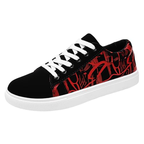 Laufschuhe für Herren, Sportschuhe, Laufschuhe, Herren, Sportschuhe, Herren, Sportschuhe, Freizeitschuhe, Slip-On-Sneaker, lässig, bequem, Sneaker, A Rot., 40 EU Laufschuhe für Herren, Sportschuhe, Laufschuhe, Herren, Sportschuhe, Herren, Sportschuhe, Freizeitschuhe, Slip-On-Sneaker, lässig, bequem, Sneaker, A Rot., 40 EU von Générique