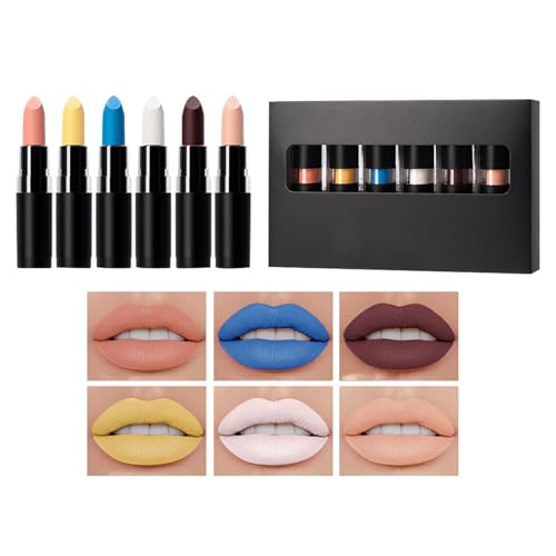 Lip Make Up Set | Matte Gloss Set für Cosplay | Feuchtigkeitsspendendes Lippenstift-Set Halloween für Maskenbälle und Reisen Lip Make Up Set | Matte Gloss Set für Cosplay | Feuchtigkeitsspendendes Lippenstift-Set Halloween für Maskenbälle und Reisen von Générique